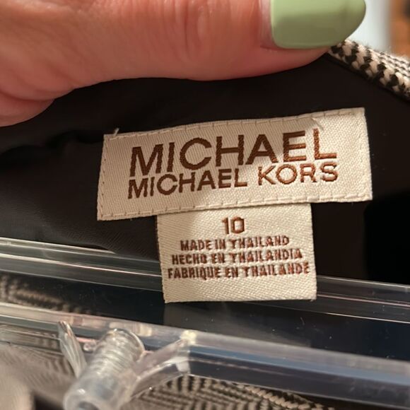 Michael Kors Brown Herringbone 2 Piece Suit Set - Picture 6 of 6